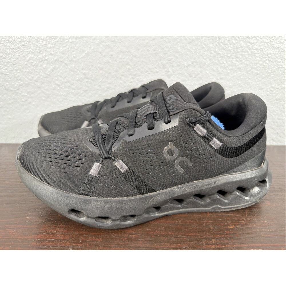 On Cloudsurfer 2 Womens Size 8 Black Black Road Running Sneakers Sneakers